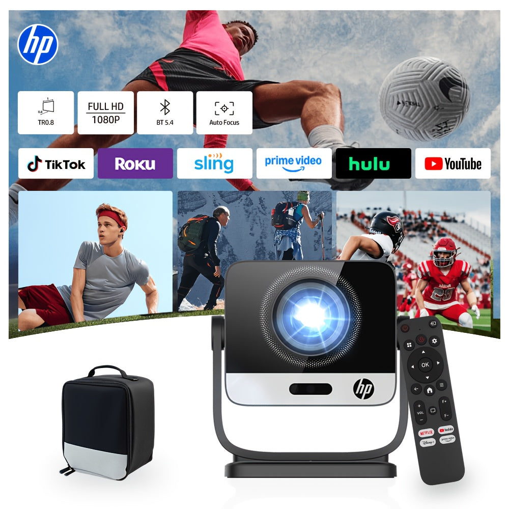 HP MC475 Smart Beamer Local 1920 X 1080 And Support 4K Full HD Android 14 Rotation Portable Projector
