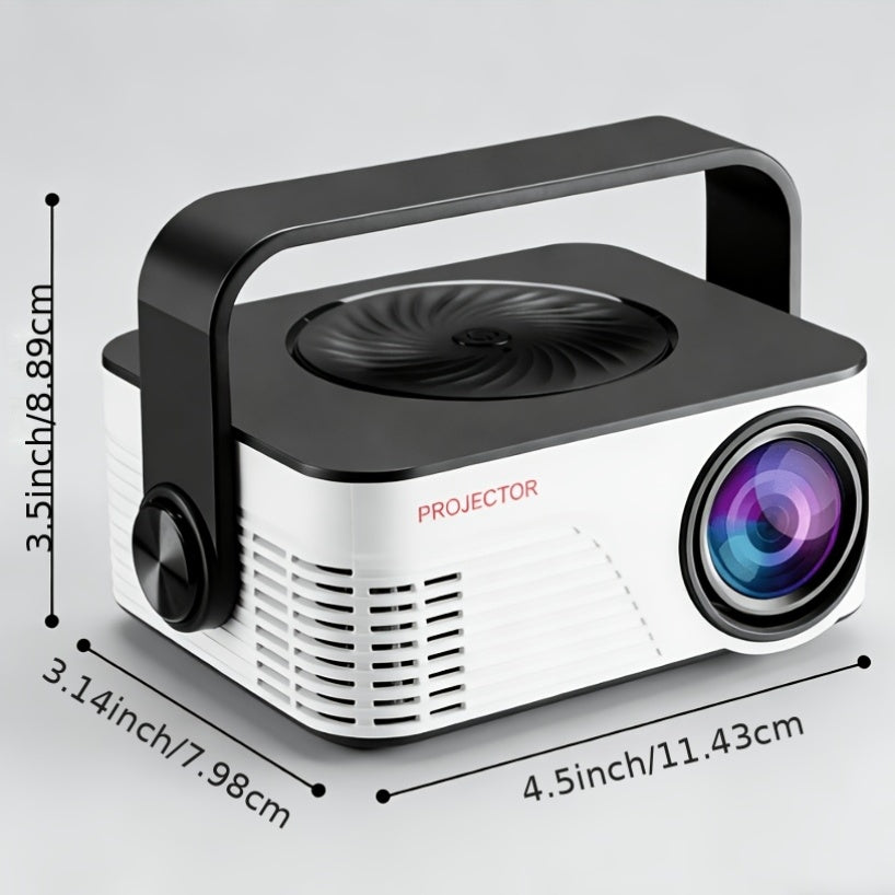 Small Portable Projector, Easily Fits in a Backpack, Creating a Personal Mobile Cinema
