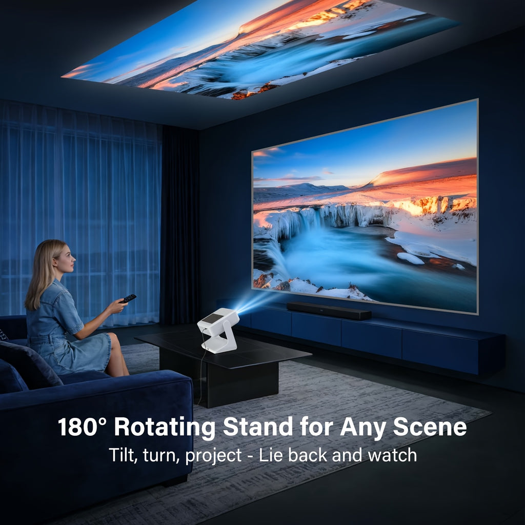 HD Home Theater Projector: Supports 4K And Android OS