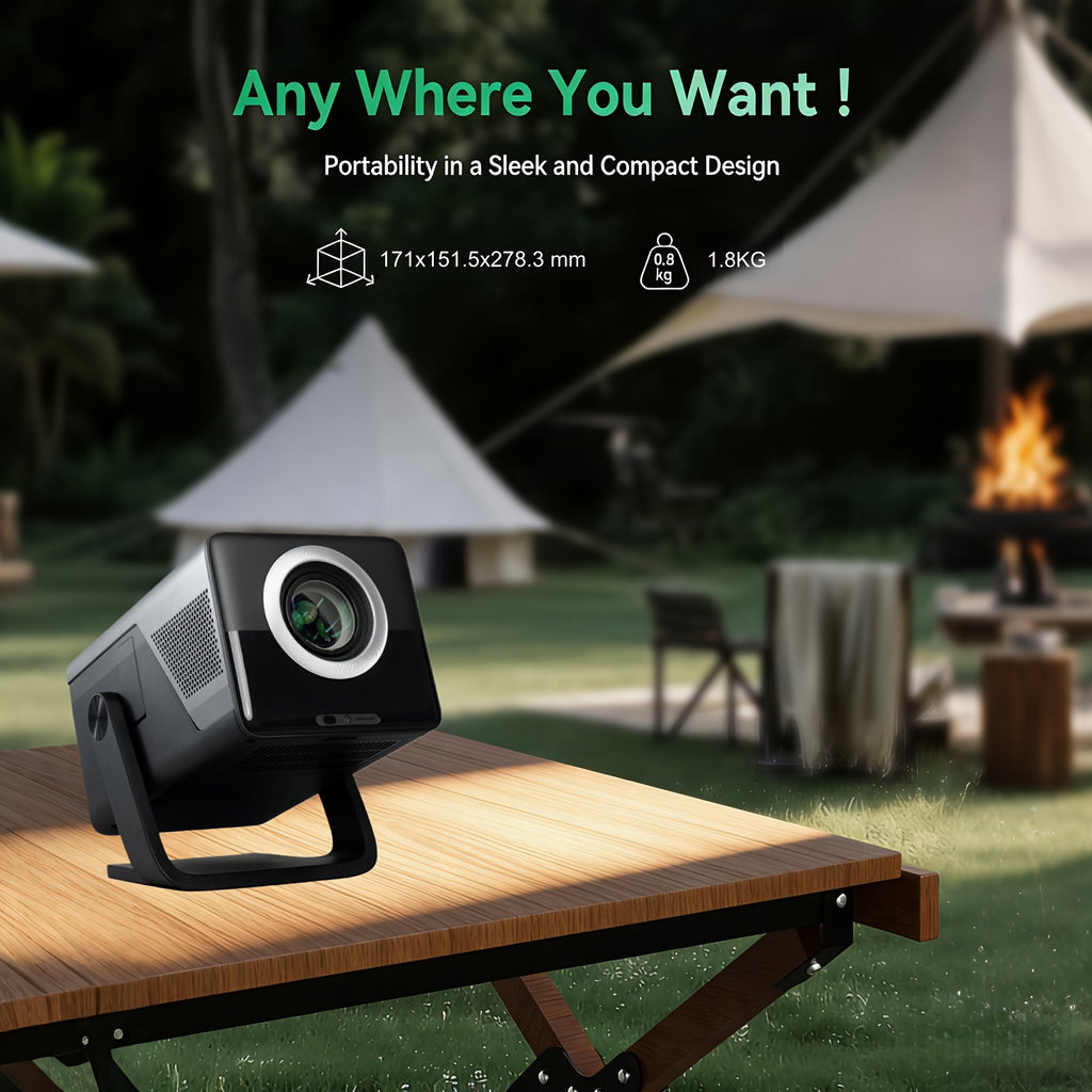 WEMI Portable Projector Compatible for Android\u002FTV Stick\u002FWindows