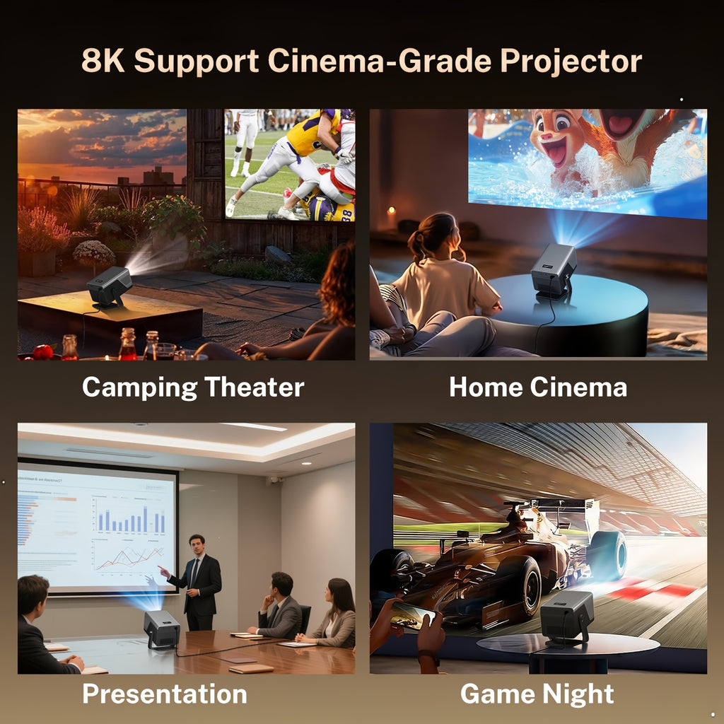 WEMI Portable Projector Compatible for Android\u002FTV Stick\u002FWindows