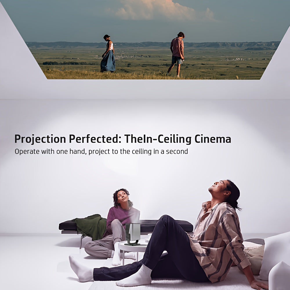 HP MC475 Smart Beamer Local 1920 X 1080 And Support 4K Full HD Android 14 Rotation Portable Projector
