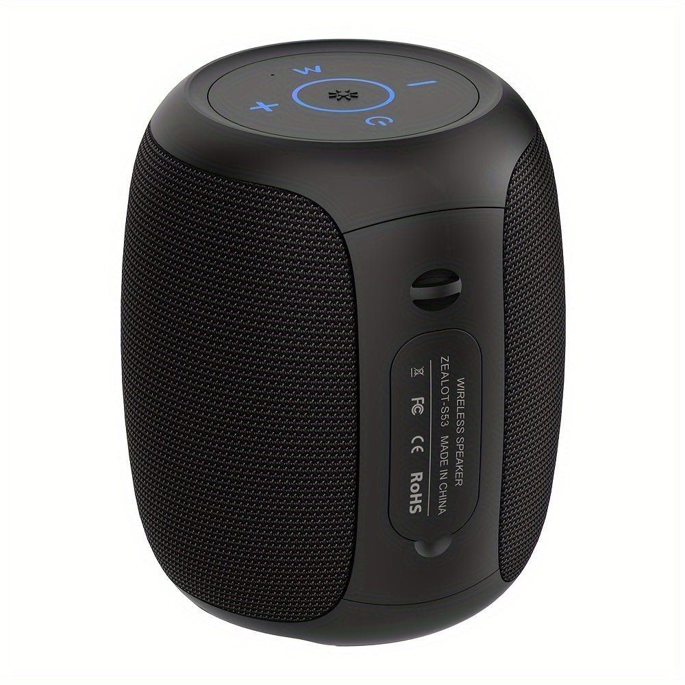 ZEALOT S53 Wireless Speakers, Wireless Speaker, Dual Pairing, 3600Mah Battery, 24 Hours Playtime Loud Stereo, Booming Bass. Charging Cable, Connect with Mobile Phone\u002FTablet\u002FTv