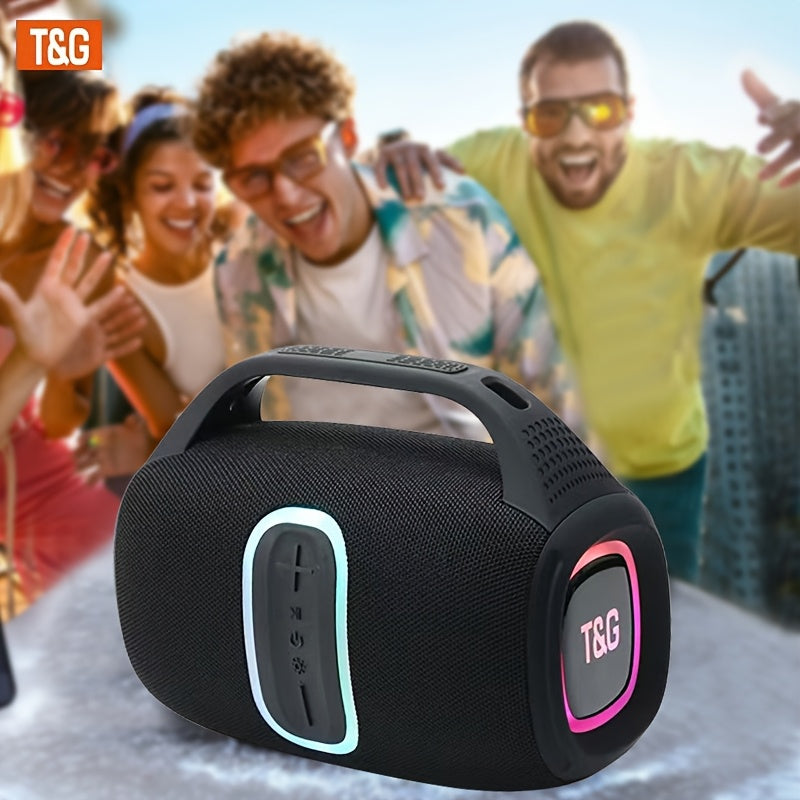 TG674 30W Large Speaker, Outdoor Portable Subwoofer Speaker, Wireless Speakers with Handle, IPX4, Dual Pairing, 3600mAh Battery, Booming Bass. Fro Halloween