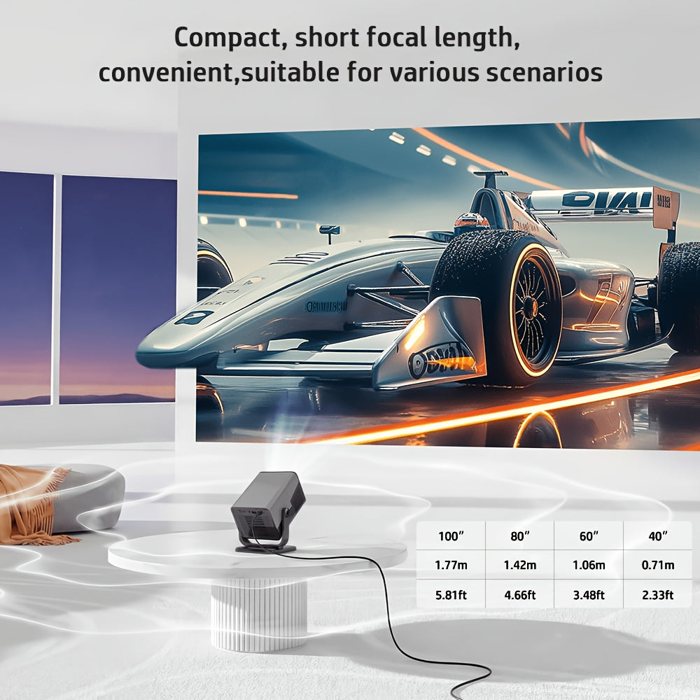 HP MC475 Smart Beamer Local 1920 X 1080 And Support 4K Full HD Android 14 Rotation Portable Projector