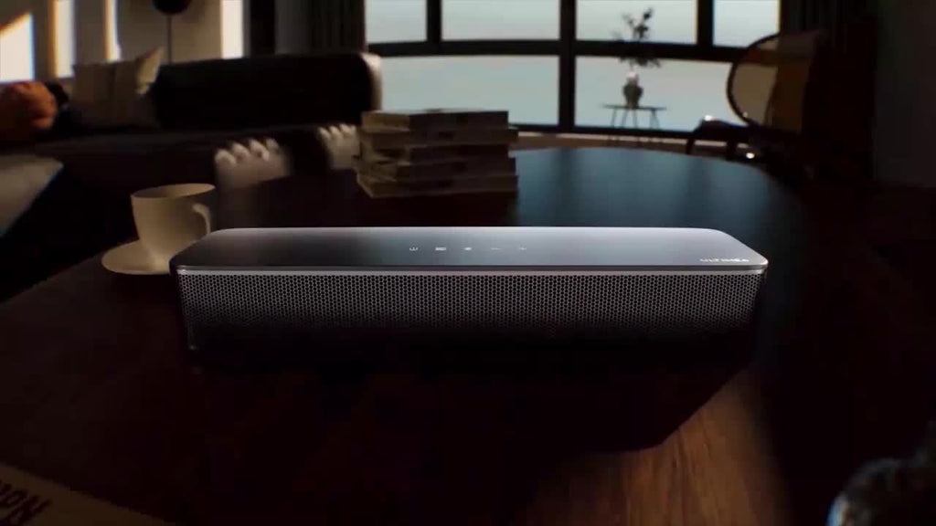 ULTIMEA 2.1Ch Compact Sound Bar Designed for Television, Featuring a 3-Inch Integrated Subwoofer, App Control, 120W Peak Power, an All-In-One PC Sound Bar Suitable for Gaming, Wireless 5.4 Compatibility, And Options for Opt\u002FAux\u002FWall Mounting