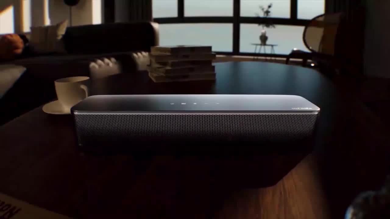 ULTIMEA 2.1Ch Compact Sound Bar Designed for Television, Featuring a 3-Inch Integrated Subwoofer, App Control, 120W Peak Power, an All-In-One PC Sound Bar Suitable for Gaming, Wireless 5.4 Compatibility, And Options for Opt\u002FAux\u002FWall Mounting